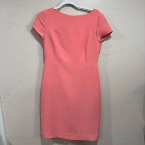 Freeport Studio Size 6 pink cap sleeve dress